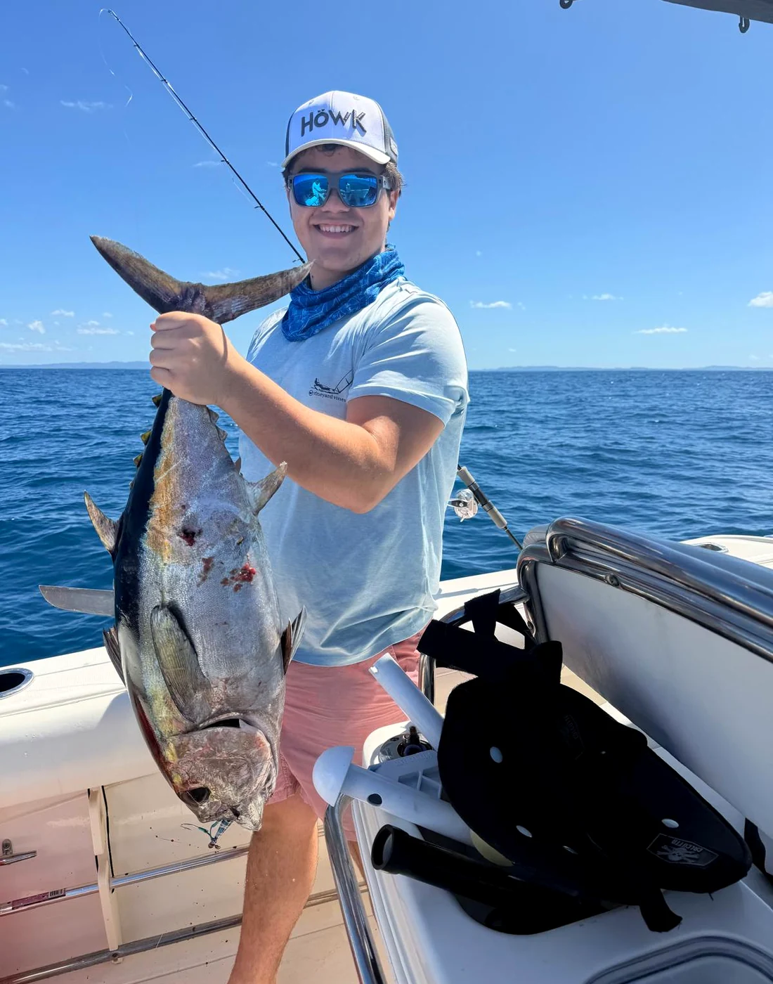 A heavy offshore catch aboard Frank Ocean Trips