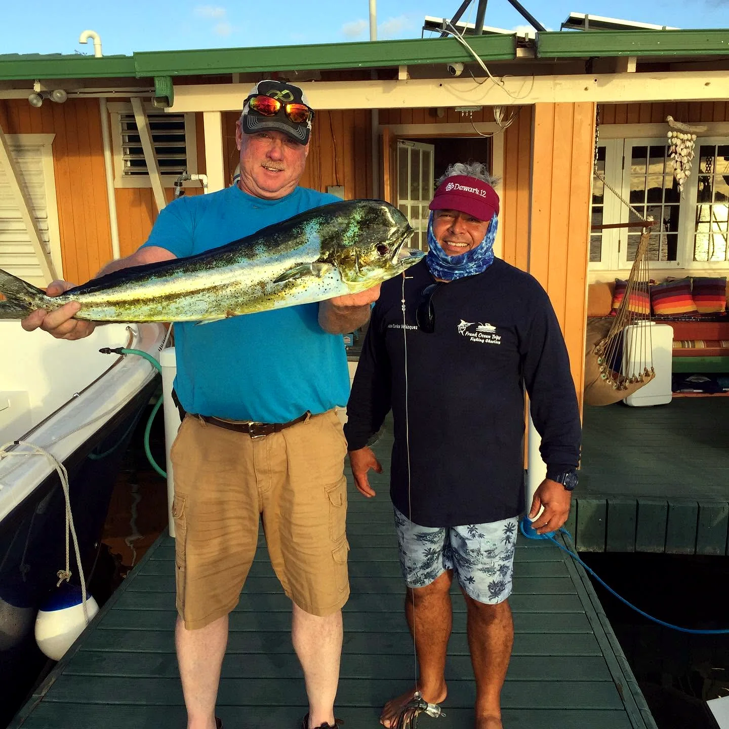 Mahi after a blue-water trip